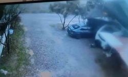 Şiddetli fırtına, otoparkın çatısını uçurdu