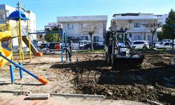 Söke Belediyesi parkları yenilemeye devam ediyor