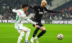 Trendyol Süper Lig: Beşiktaş: 1 - Konyaspor: 1 (İlk yarı)