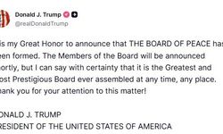 Trump: 'Gazze Barış Kurulu oluşturuldu, barış planında sonraki aşamaya geçildi'