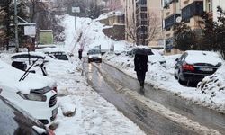 Tunceli'de karla karışık yağmur etkili oldu