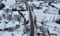 Uşak'ın yüksek kesimleri beyaza büründü