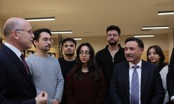 Vali Çiçek, Şehir Hastanesi'ne açılacak Hal Kütüphanesini inceledi