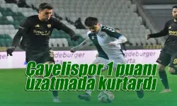 Çayelispor 1 puanı 90+2'de kaptı