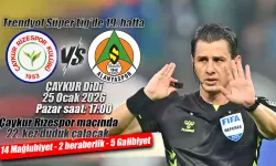 Çaykur Rizespor Corendon Alanyaspor maçının hakemi açıklandı