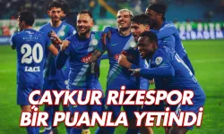 Çaykur Rizespor sahasında Corendon Alanyaspor ile 1-1 berabere kaldı