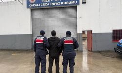 Rize'de 2 ayrı olayda aranan 2 kişi yakalanarak cezaevine gönderildi