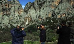 104 metrelik 'Su Uçkun Şelalesi' doğaseverlerin yeni gözdesi