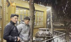 Aksaray'ın Güzelyurt ilçesinde kar yağışı etkili oluyor