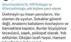 Ankara'da akademisyenin çocukları hedef alan paylaşımlarına tepki