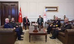 Bakan Güler ve komuta kademesinden İçişleri Bakanı Çiftçi'ye ziyaret