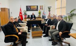 Başkan Aküzüm, Başhekim Türken ile görüştü