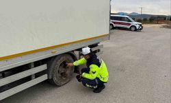 Bilecik'te kış lastiği uygulaması denetimi yapıldı