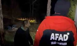 Bolu'da kaybolan zihinsel engelli vatandaş 20 saat sonra sağ bulundu