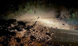 Bolu'da yol heyelan nedeniyle ulaşıma kapandı