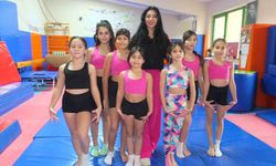 Burhaniye'de jimnastik kursları yoğun ilgi gördü