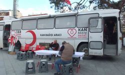 Burhaniyeliler kan bağışı paptı