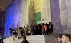 Bursa'da Berat Kandili Ulu Cami'de dualarla idrak edildi