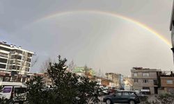 Bursa'da gökkuşağı hayran bıraktı