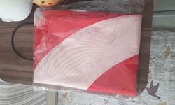 Bursa'da kuryeden bayrak hassasiyeti : Duyarlı hareket kamerada