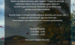 Bursa'da rüzgâr hızı 80 kilometreye çıkabilir