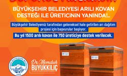 Büyükşehir'den 'Arılar Çoğalsın, Bereket Katlansın' Projesi