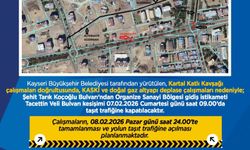 Büyükşehirden sürücülere yol uyarısı