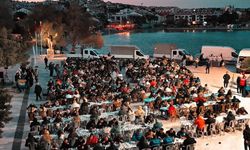 Datça'da 600 kişilik iftar sofrası kuruldu