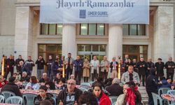 Davutlar'da oruçlar Kuşadası Belediyesi'nin iftar sofrasında açıldı