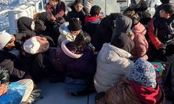 Düzensiz göçmenler karada mahsur kaldı