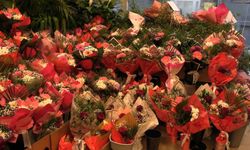 Edirne'deki çiçekçilerde sevgililer günü yoğunluğu