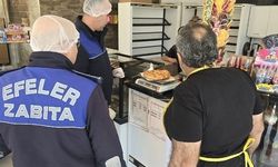 Efeler Belediyesi zabıta ekiplerinden gıda denetimi