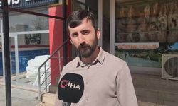 El freni boşalan minibüs ana yola indi, facia son anda önledi