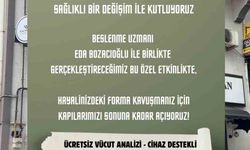 Ereğli'de ücretsiz diyetisyen desteği ve vücut analizi etkinliği