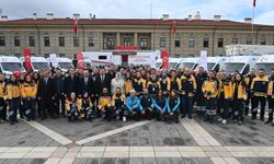 Eskişehir'de sağlık filosuna 10 yeni ambulans katıldı