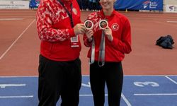Eskişehirli atletizm sporcusundan Balkan'da altın madalya