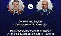 Genelkurmay Başkanı Bayraktaroğlu, Suudi Arabistanlı mevkidaşı Al-Ruwaili ile görüştü