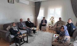 Gercüş'te şehit yakınları ve gazilere vefa ziyareti