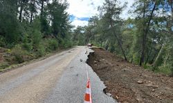 Gökbel yolu geçici olarak ulaşıma kapatıldı