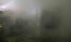 Güroymak'ta korkutan yangın