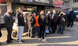 Hayrabolu'da Ramazan'da pide kuyruğu