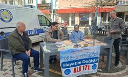 Hisarcık'ta 9 Şubat Sigarayı Bırakma Günü'ne özel farkındalık standı