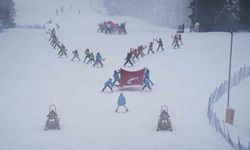 Ilgaz Dağı'nda Sevgililer Günü'nde düzenlenen festival yoğun ilgi gördü