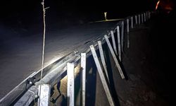 İncirliova'da yol çöktü, sürücülere uyarı yapıldı