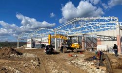 Kandıra Fındık Deposu'nda yapısal imalatlar tamamlandı