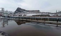 Kars'ta Şubat ayında karlar eriyor