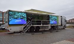 Kastamonu Üniversitesi'nde 'çevre tırı' öğrencilerle buluştu