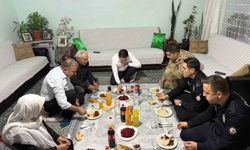 Kaymakam Bulut, Çakmaklı ailesinin iftar sofrasına misafir oldu