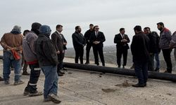 Kaymakam Memiş, su projesi alanını inceledi
