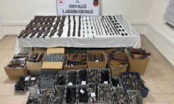 Konya'da jandarmadan 7 ayrı silah operasyonu: 3 tutuklama